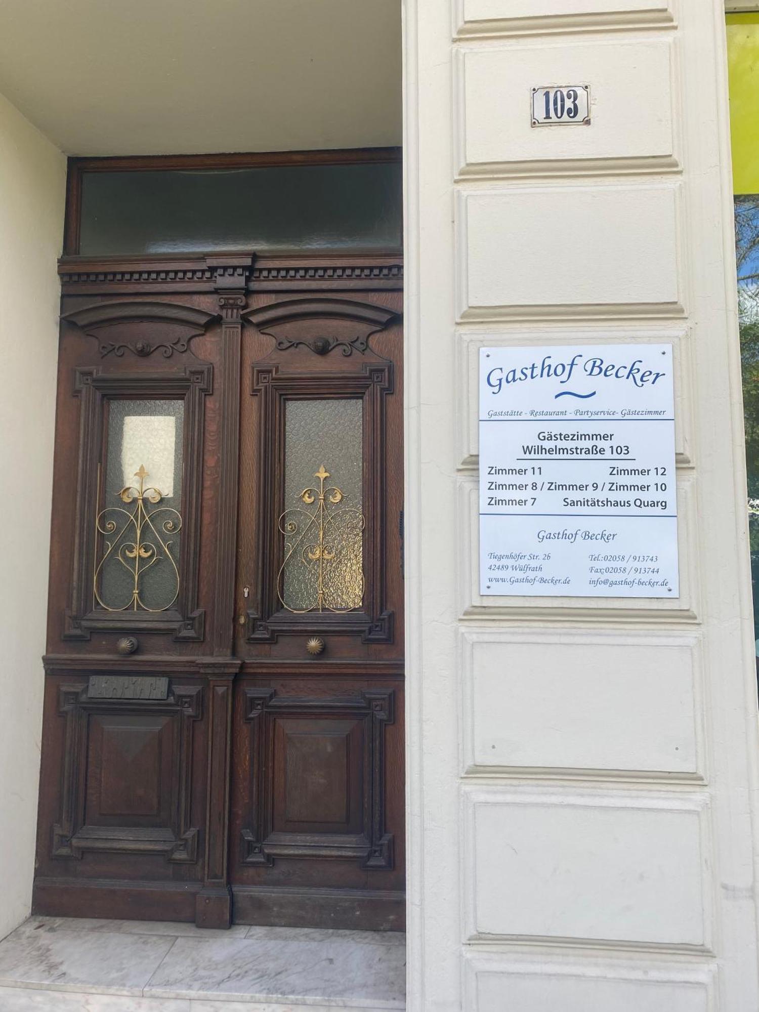 Gaestezimmer Gasthof Becker Hotel Wulfrath Ngoại thất bức ảnh